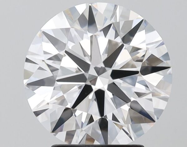 ROUND 3.08 carats